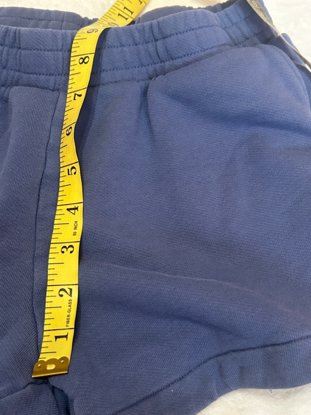 RW&CO. Cotton Lounge Shorts Blue Size Small Soft Knit Athleisure - Picture 7 of 10